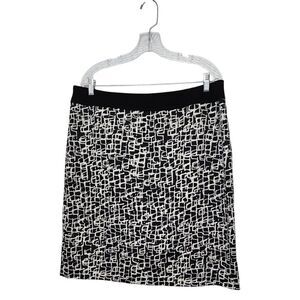Preston & York P&Y Women's Wool Black/White Shirt Stretch Size 14